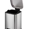 Papelera con Pedal 6L Acero Inoxidable EKO Stella